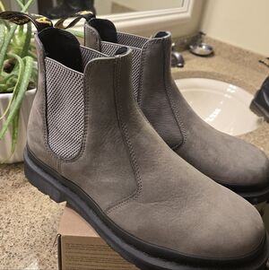Dr. Martens Gray Chelsea Boots